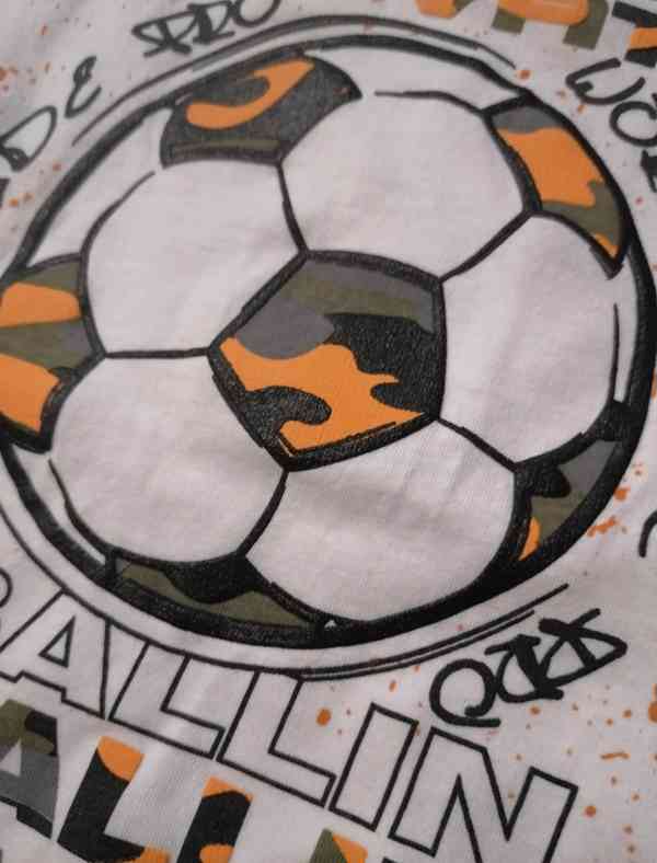 Dětské tričko s fotbalovým míčem, vel. 9-10 let - foto 4