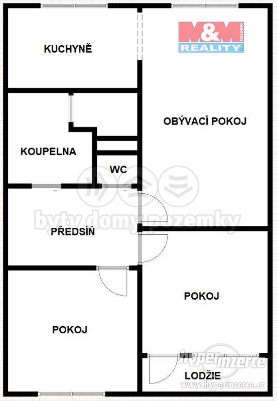 Prodej bytu 3+1, DV, 68 m?, Klášterec nad Ohří, ul. Dlouhá - foto 3