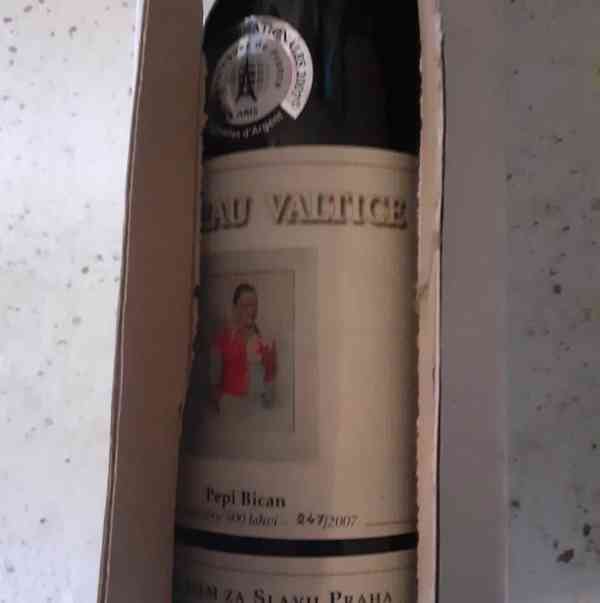 Slavia Chardonnay, výběr z hroznů 2006, Pepi Bican, 247/500 - foto 1