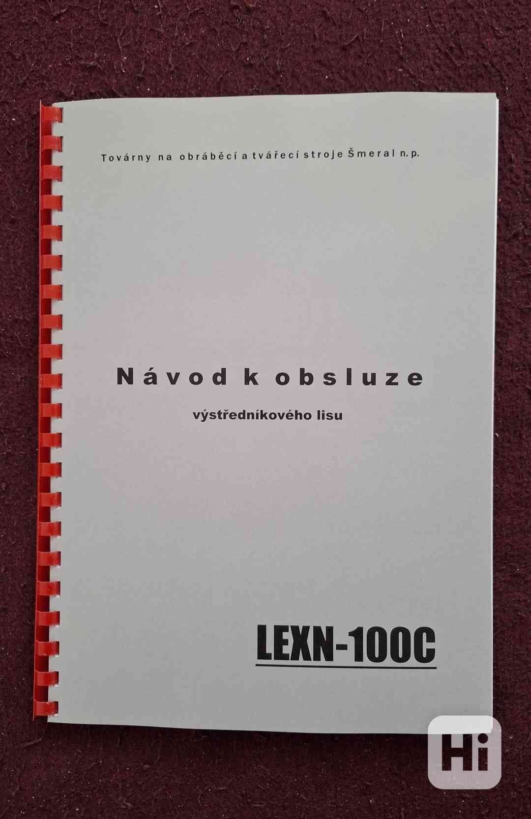 Návod lisu LEXN-100C - foto 1
