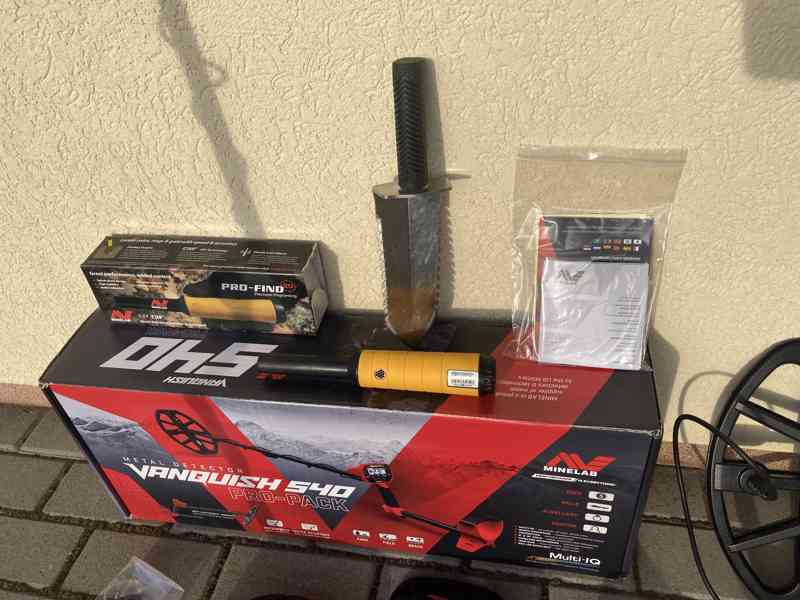 Prodám detektor kovů Minelab - Vanquish 540  - foto 4