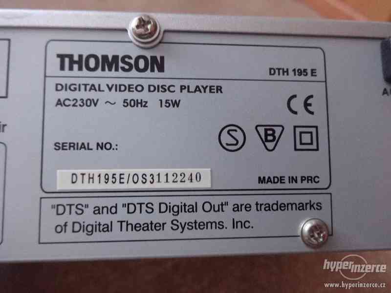 DVD přehrávač Thompson DTH195E - foto 3