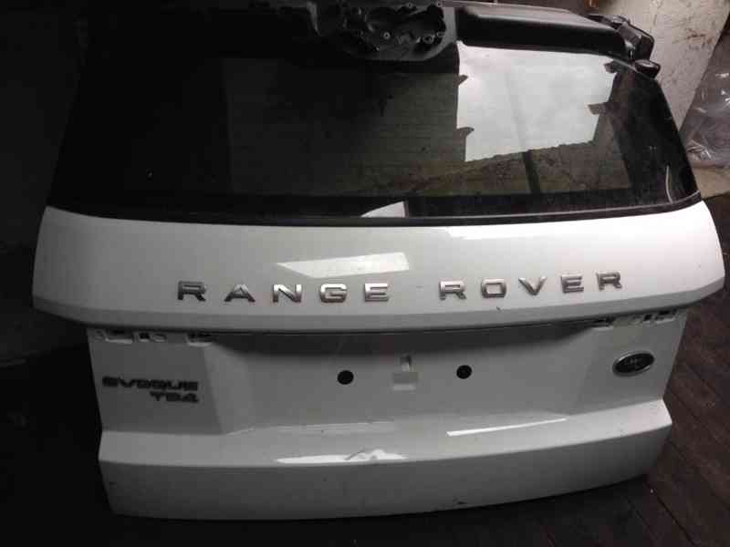 Range Rover Evoque zadní dveře + sklo