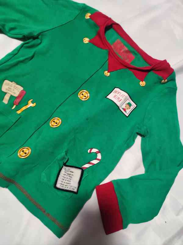 Dětské tričko Santa's Helper, vel. 110 - foto 2