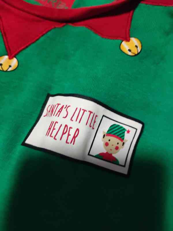Dětské tričko Santa's Helper, vel. 110 - foto 4