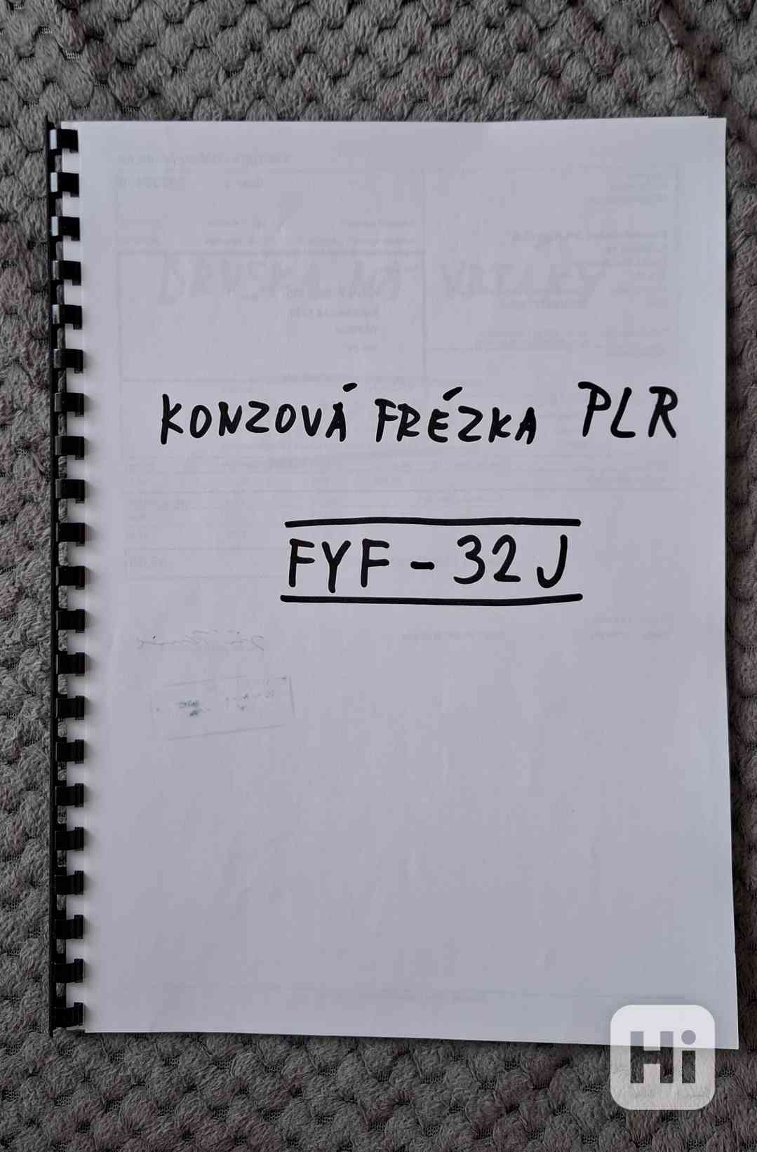 Návod frézky FYF-32J - foto 1