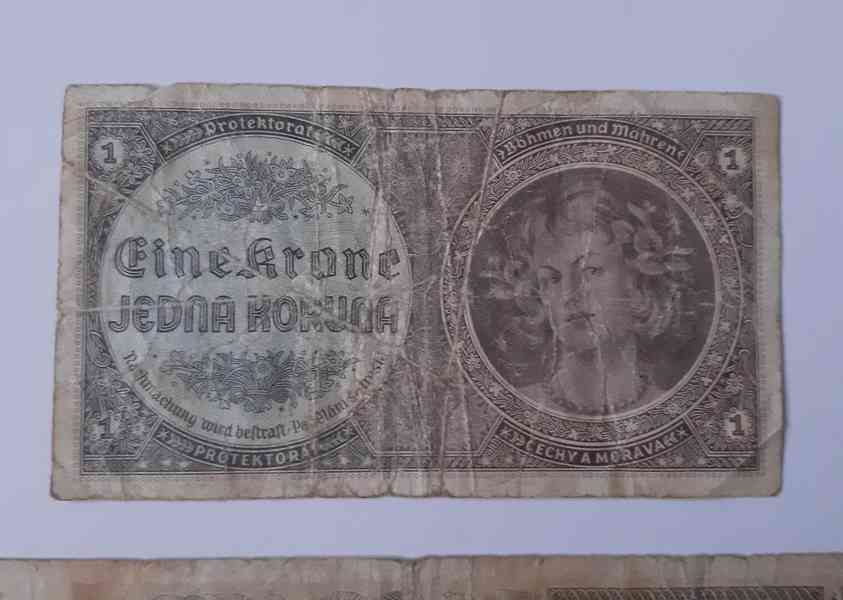 Konvolut banovky Protektorát 1 K * 10 K * 100 K vzácná série - foto 2