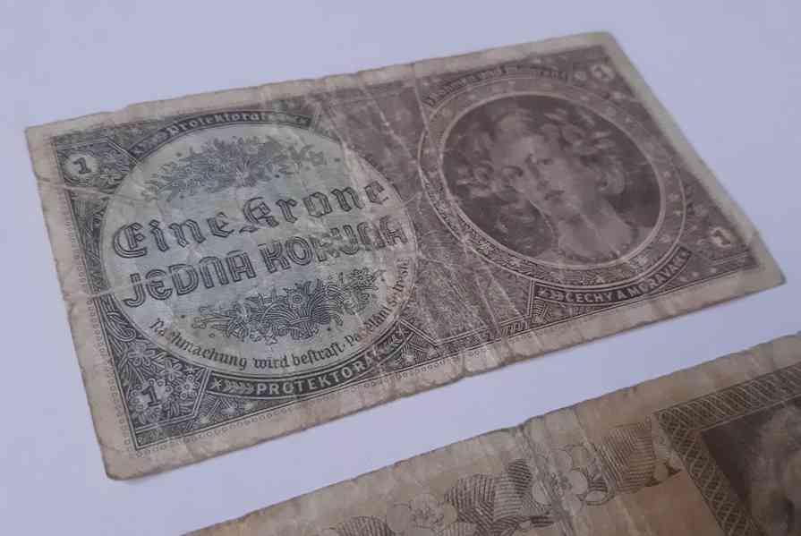 Konvolut banovky Protektorát 1 K * 10 K * 100 K vzácná série - foto 3