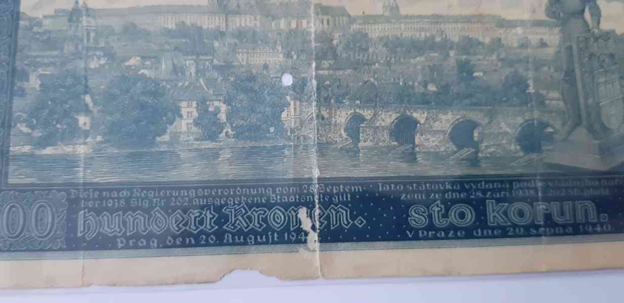 Konvolut banovky Protektorát 1 K * 10 K * 100 K vzácná série - foto 11