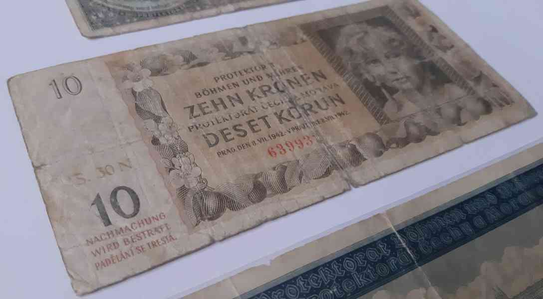 Konvolut banovky Protektorát 1 K * 10 K * 100 K vzácná série - foto 5