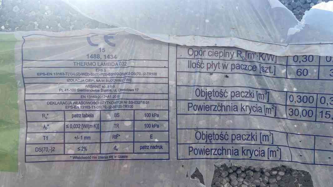 Polystyren EPS 70 F (λ=0,031), šedý, 150 mm, Arsanit - foto 2