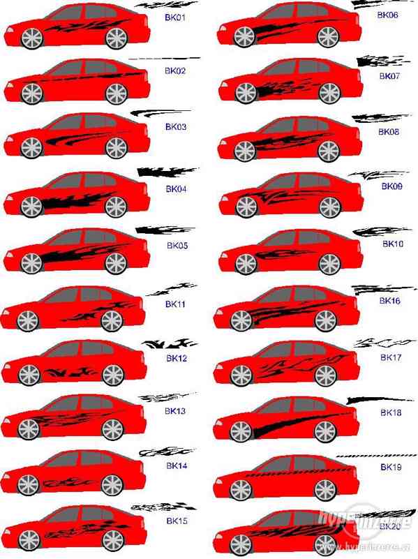Polepy na boky auta - foto 2