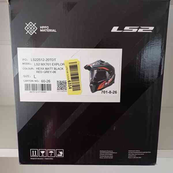 Enduro přilba LS2 Explorer HEXA - foto 9