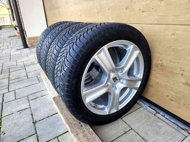 Alu Brock RC19 16" vč. zimních pneu Pirelli 205/50 - foto 5