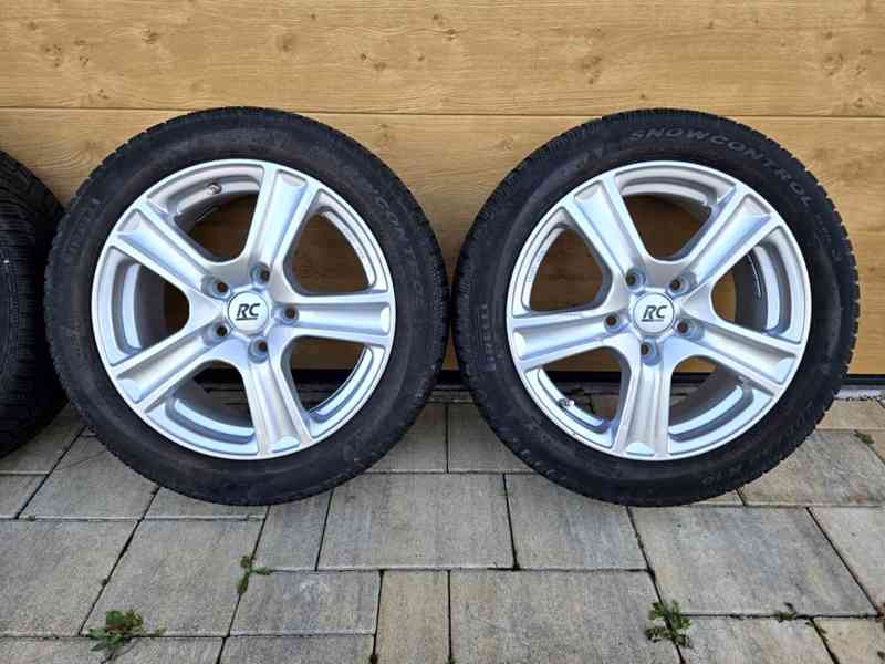 Alu Brock RC19 16" vč. zimních pneu Pirelli 205/50 - foto 3