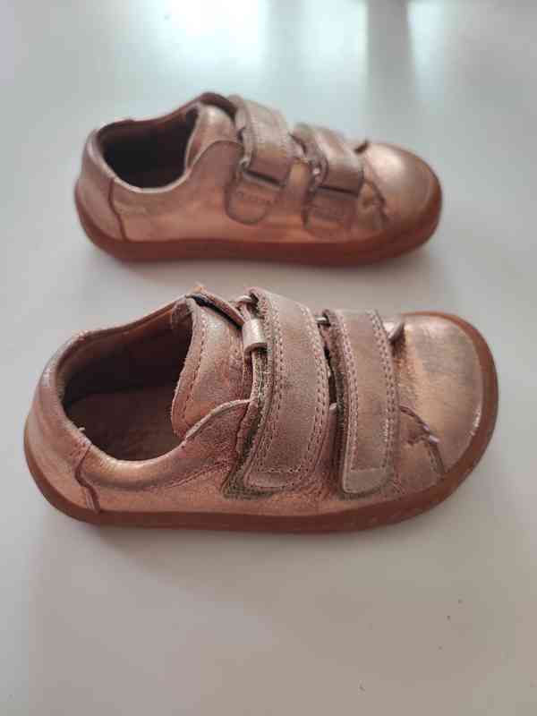 Froddo barefoot dětské celoroční boty pink/gold - foto 2