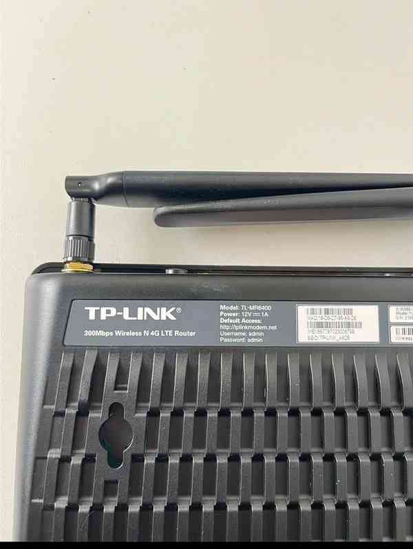 Prodám Router TP-Link TL-MR6400 4G/LTE  - foto 3