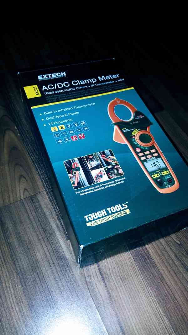 Klešťový multimetr Extech EX623 - foto 3