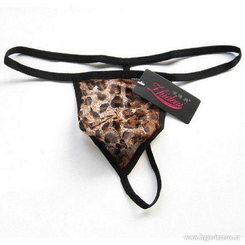 Pánské spodní prádlo - pánská tanga Leopard - foto 3