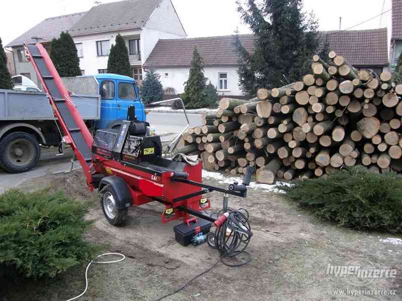 Štípání,řezání dřeva-zpracování dřeva na palivo! U vás doma! - foto 1