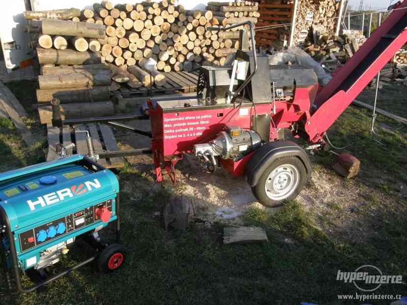 Štípání,řezání dřeva-zpracování dřeva na palivo! U vás doma! - foto 8