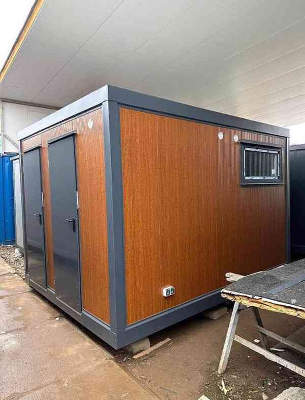 Sanitární kontejnerový pavilon s toaletou, čtyřlůžkový pokoj - foto 2