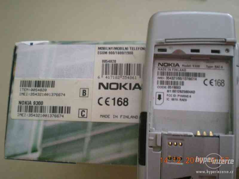 Nokia 9300 - komunikátory z distribuce CZ z r.2005 od 950Kč - foto 15