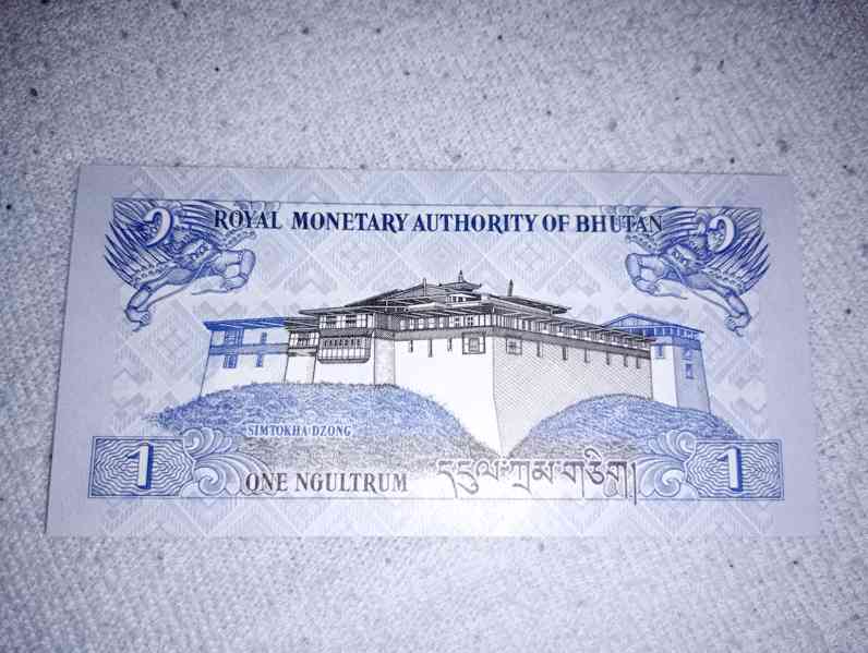 Bhútán bankovka - foto 1