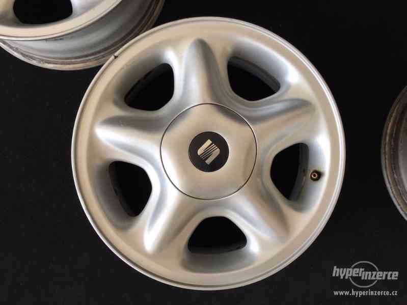 15 4x100 R15 alu kola disky elektrony Seat VW - foto 4