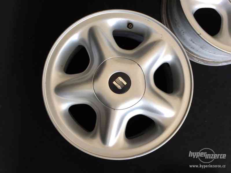 15 4x100 R15 alu kola disky elektrony Seat VW - foto 5