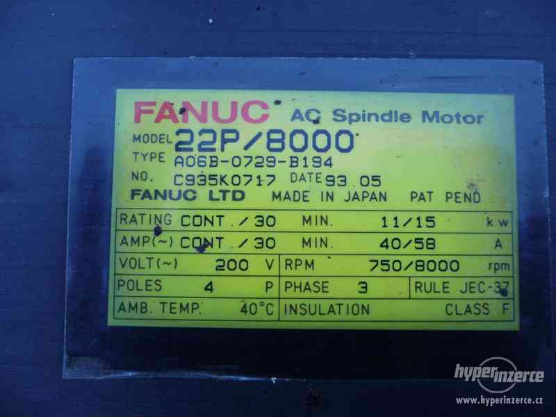 FANUC  AC SPINDLE MOTOR - foto 2