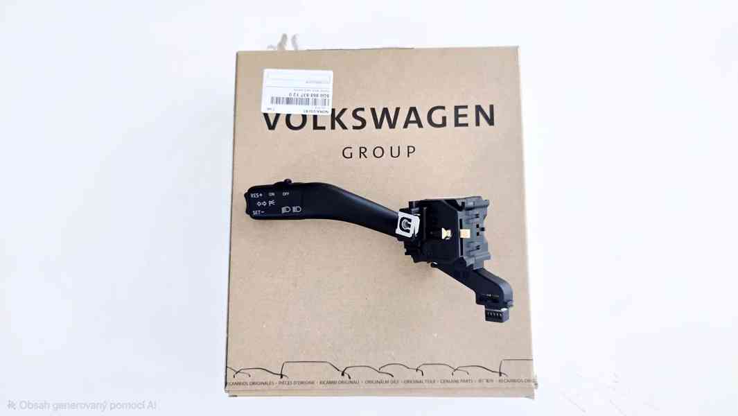 Nová ORIGINÁL VW levá páčka s tempomatem - foto 1