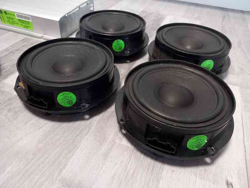 Repro sound system Škoda, Volkswagen, originál set - foto 4