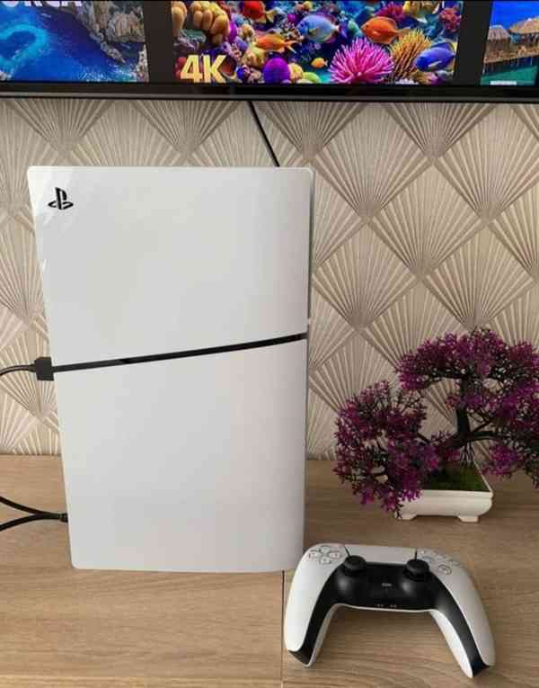 Sony PlayStation 5 Slim Disc Edition + DualSense – Top stav  - foto 2
