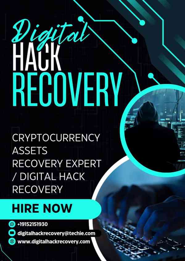 CRYPTOCURRENCY RECOVERY EXPERT DIGITAL HACK RECOVERY - foto 2