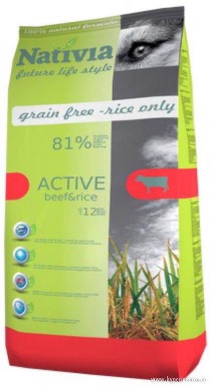 NATIVIA ACTIVE | BEEF&RICE 15KG - AKCE - foto 1