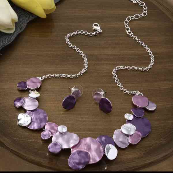 Luxusní sada šperků Fialová elegance  - foto 2