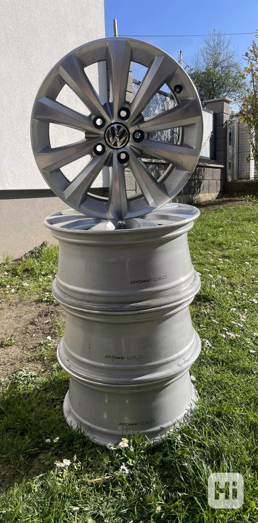 VW originální alu kola R16 5x112 Ronal – rovná, TOP cena - foto 1