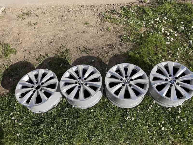 VW originální alu kola R16 5x112 Ronal – rovná, TOP cena - foto 3