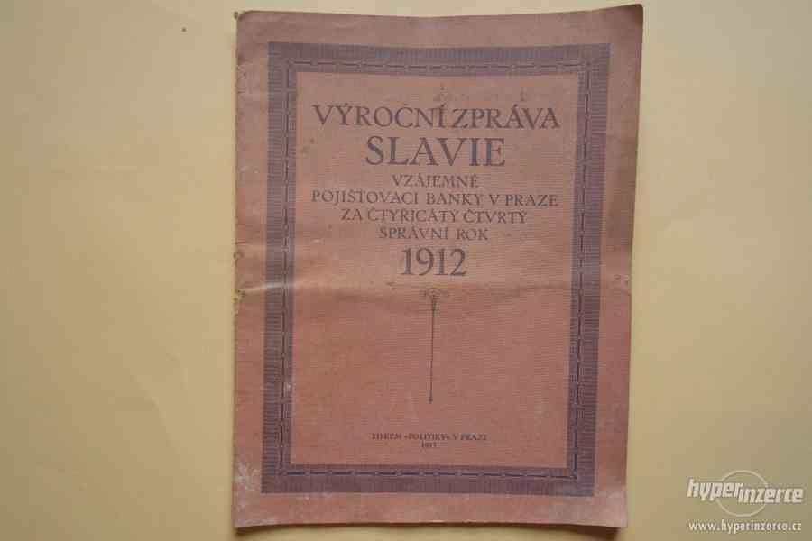 Výroční zpráva - Pojišťovna SLAVIE - 1912 - foto 1