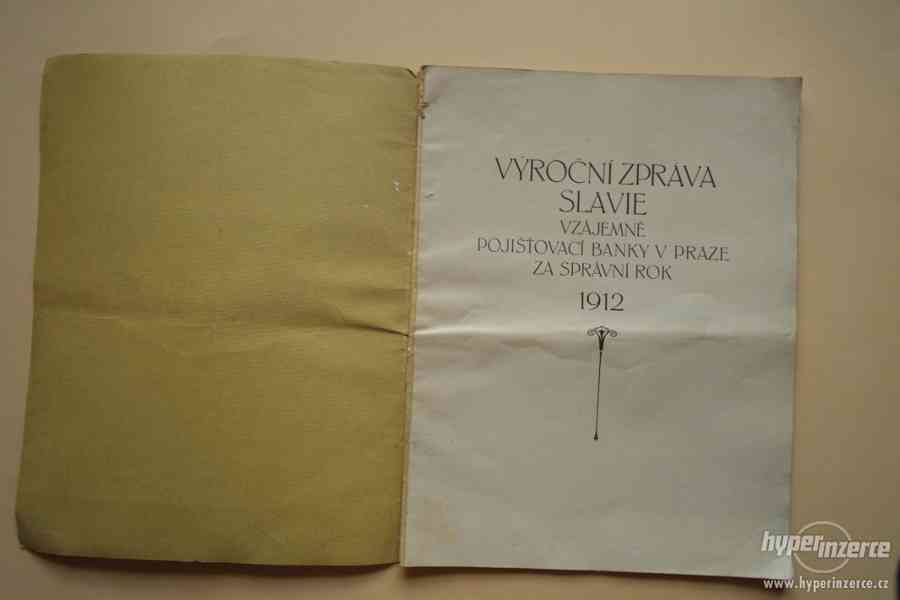 Výroční zpráva - Pojišťovna SLAVIE - 1912 - foto 2