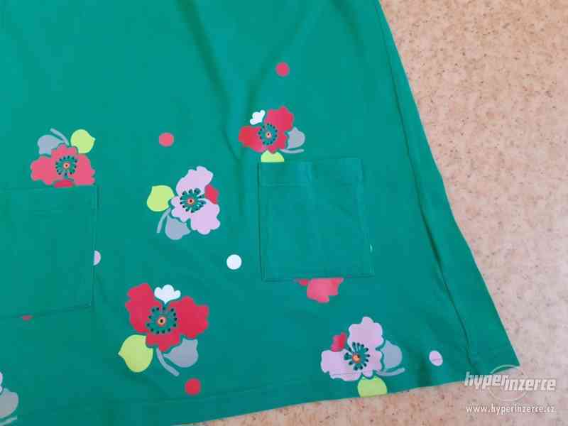 Zelené šaty H&M vel. 116 - foto 4