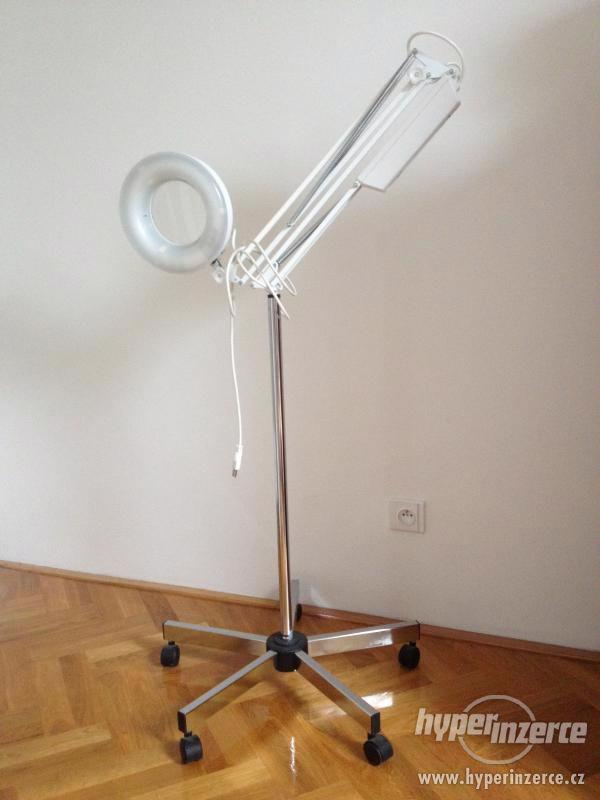 Kosmetická lampa s lupou a stojanem - NOVÁ - foto 4