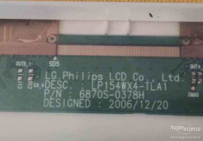 LCD pro not. LG.PHILIPS 15.4" LP154WX4-TLA1 -jako nový. - foto 9