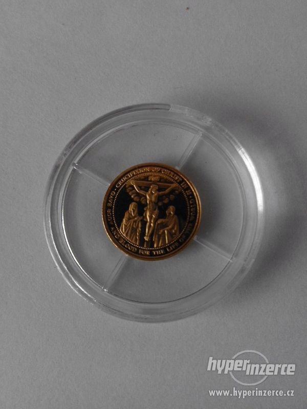 Zlatá mince Dějiny křesťanství 0,5 gr, 585 Au - foto 2
