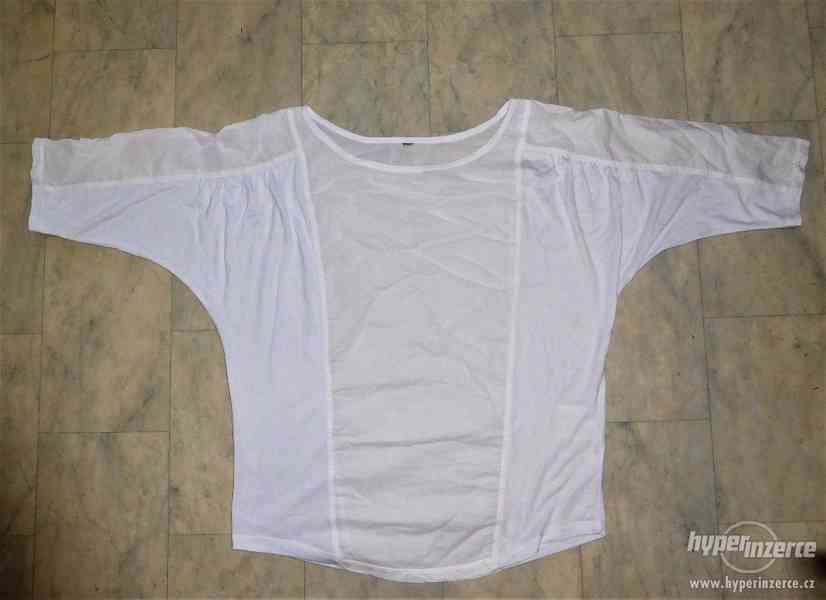 krásné dámské lehké triko s netopýřím rukávem - foto 3