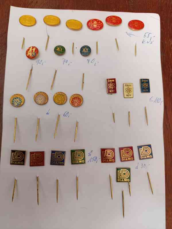 Sběratelské odznaky Čs. uranový průmysl a doly - foto 4