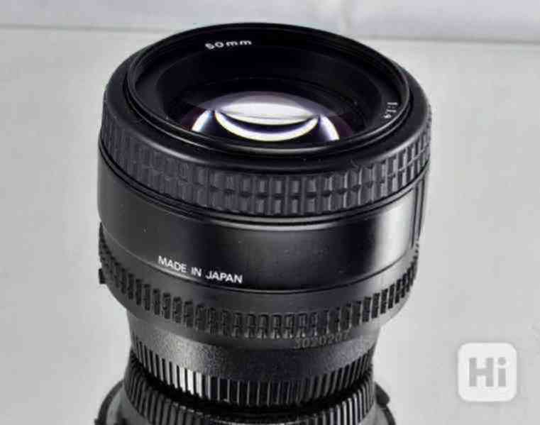 Nikon AF Nikkor 50mm f/1.4 **1:1.4, FX, PEVNÝ Objektiv - foto 5