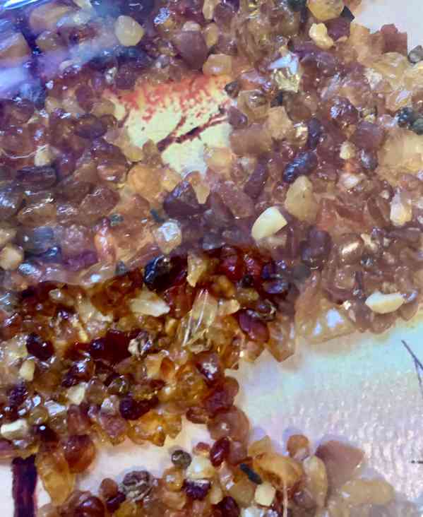 Luxusní jantarový obraz „Maják a plachetnice“ – originál - foto 3