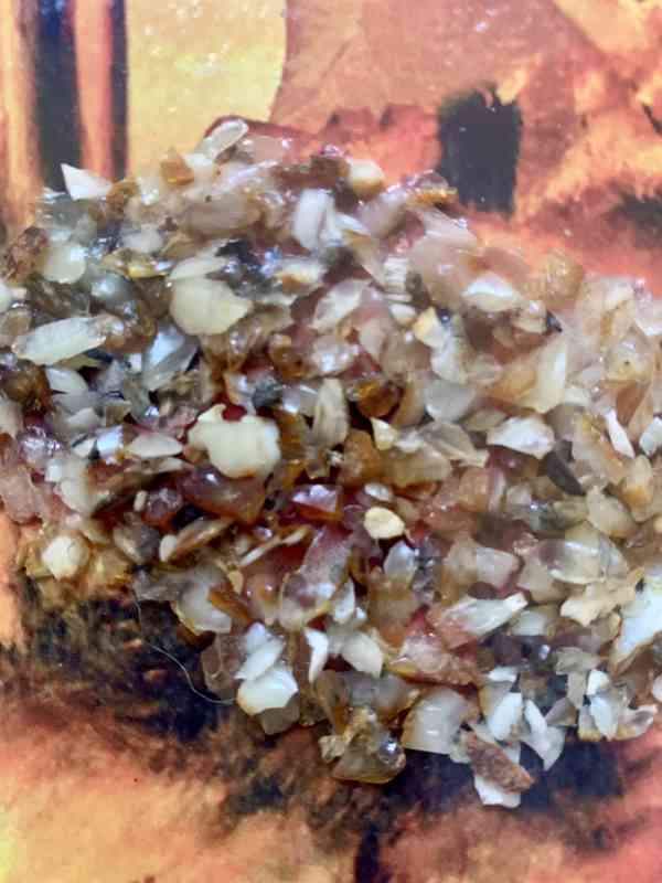 Luxusní jantarový obraz „Maják a plachetnice“ – originál - foto 4